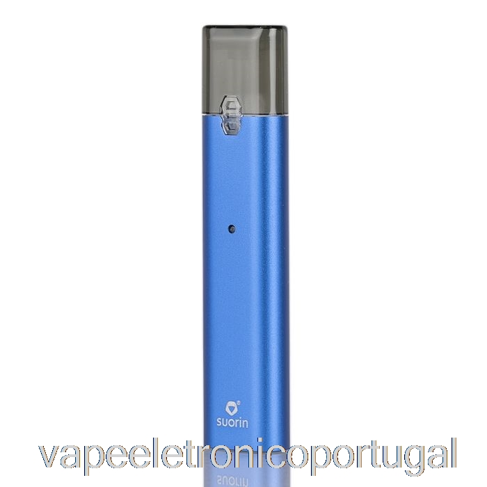 Vape Eletronico Suorin Isshare Single Portable Pod Kit Metal Edition - Azul